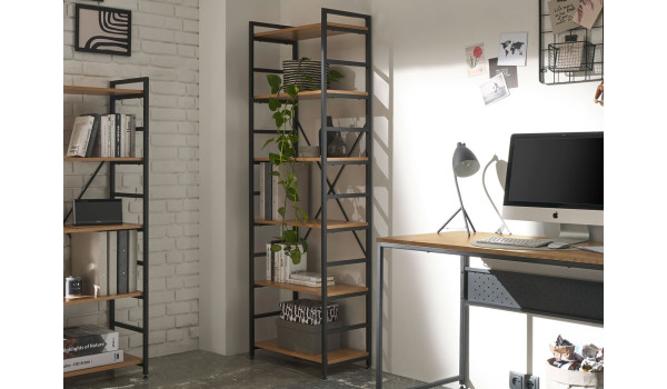 Bibliothèque 6 étagères