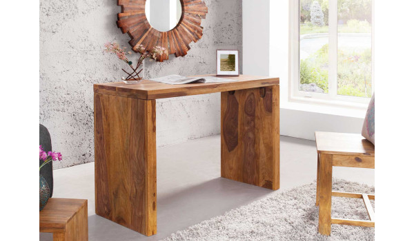 Console en sesham 100 cm
