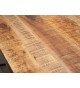 Table à manger 160 cm manguier et métal
