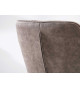 Lot de 2 fauteuils en microfibre taupe