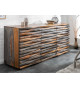Buffet en bois de sesham fumé