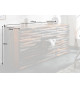 Buffet en bois de sesham fumé