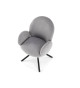 Chaises avec accoudoirs en tissu bouclé