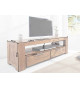 Meuble TV 135 cm en sesham