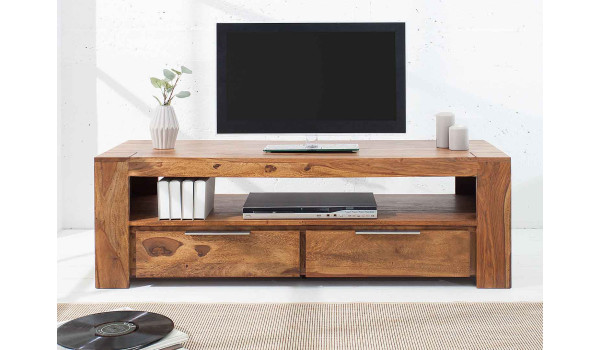 Meuble TV 135 cm en sesham