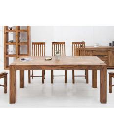 Table de repas rectangulaire en sesham