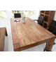 Table de repas rectangulaire en sesham