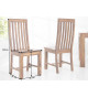 Chaises en bois massif