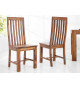 Chaises en bois massif