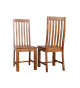 Chaises en bois massif