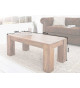 Table basse rectangulaire en sesham 100 cm
