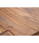 Table basse rectangulaire en sesham 100 cm
