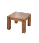 Table basse carrée rétro moderne en sesham