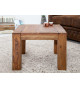 Table basse carrée rétro moderne en sesham