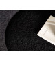 Fauteuil rond bouclette noir