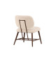 Fauteuil bouclette et métal