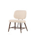 Fauteuil bouclette et métal