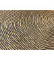 Tables basses design dorées et métal noir