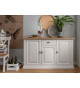 Buffet cottage pin blanc et chêne huilé