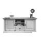 Meuble tv cottage blanc et bois