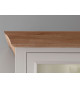 Vitrine cottage 4 portes avec led
