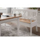Table de repas chêne huilé et pin blanc