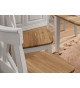 Chaises en pin blanc et chêne huilé