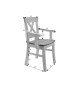 Chaises en pin blanc et chêne huilé