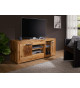 Meuble TV 150 cm 2 portes 2 niches