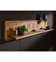 Meuble TV 150 cm 2 portes 2 niches