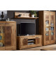 Meuble TV 150 cm 2 portes 2 niches