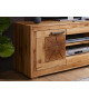 Meuble TV 150 cm 2 portes 2 niches