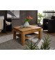 Table basse carrée en bois massif