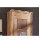 Vitrine en bois massif avec led blanc