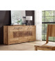 Buffet 3 portes chêne sauvage