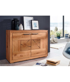 Commode rustique chêne sauvage