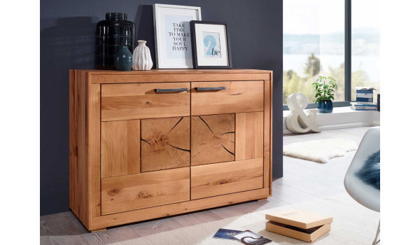 Commode rustique chêne sauvage