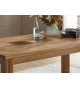 Table de repas en chêne sauvage