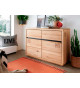 Commode chêne huilé 2 portes 2 tiroirs