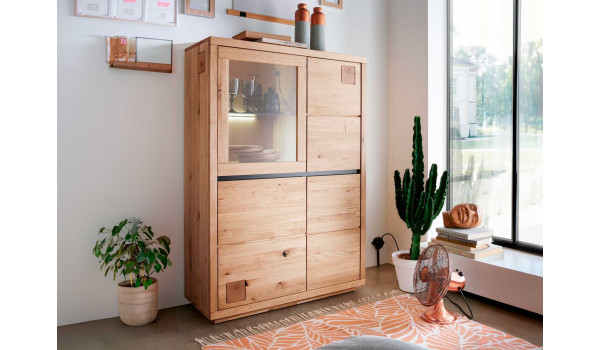 Grande vitrine moderne en bois