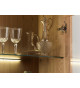 Petite vitrine 1 porte 3 tiroirs