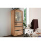 Petite vitrine 1 porte 3 tiroirs