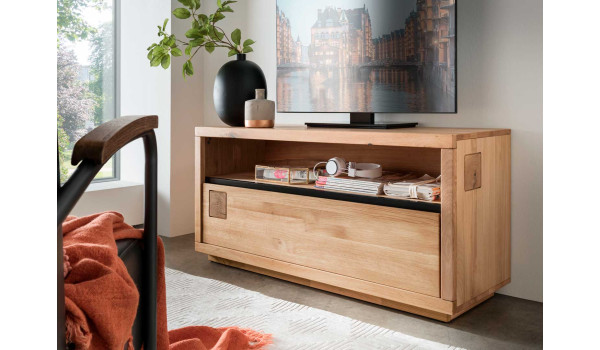 Meuble TV 120 cm 1 tiroir
