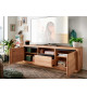 Meuble TV chêne huilé 170 cm