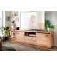 Meuble TV chêne huilé 170 cm