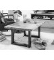 Table basse chêne et métal