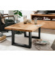 Table basse chêne et métal