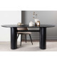 Table de repas noir 180 cm