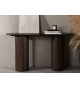 Console moderne bois foncé