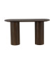 Console moderne bois foncé